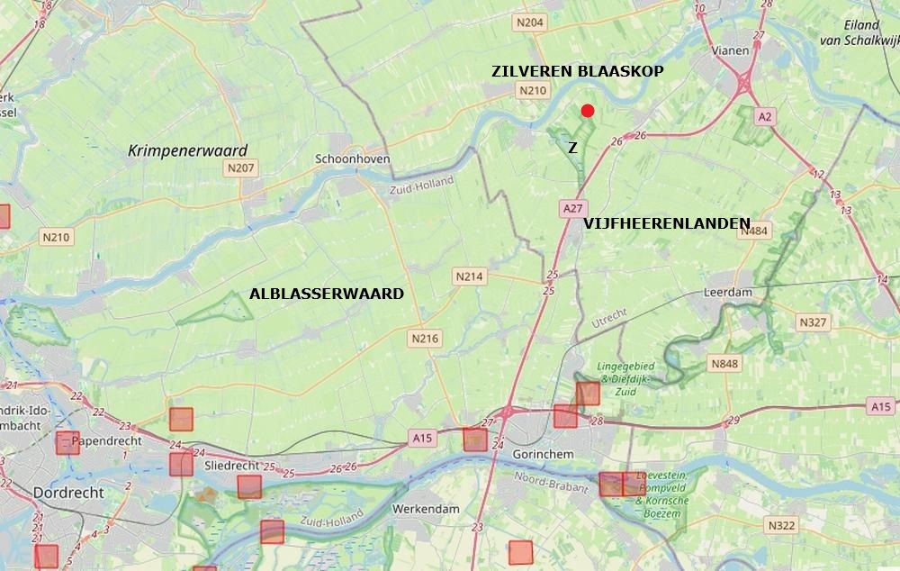 zilverenblaaskopvrouwopakkerdistelzouweboezemgebied08082026 kaartperiode2000 2026