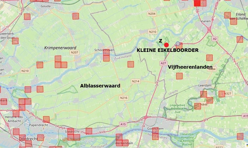 kleine eikelboorder zouweboezemgebied10092026 kaart periode 2000 2026