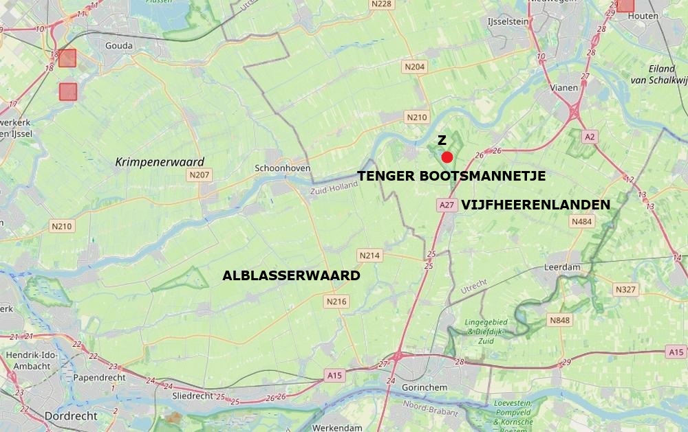 tenger bootsmannetje zouweboezemgebied 11092026 kaart periode 2000 2026